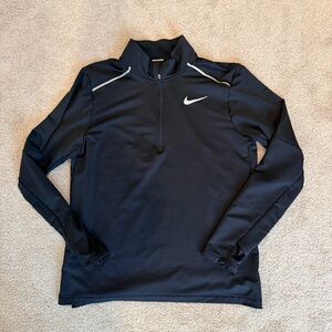 Nike Black Dri-FIT Quarter Zip Pullover